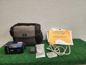 JVC GZ-MG330AU Everio 30gb HDD Hybrid Blue Digital Camcorder 👁️No Charger - Picture 1 of 18