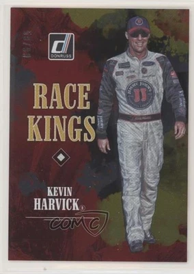 2019 Panini Donruss NASCAR Race Kings Gold Press Proof /99 Kevin Harvick #4 - Image 1 of 2