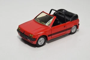 B69 1:43 SOLIDO PEUGEOT 205 CABRIOLET RED FAIR COND. CODE 3 - Picture 1 of 10