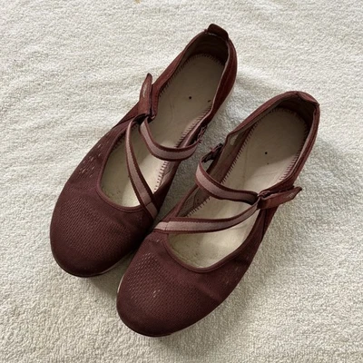 Dansko Women’s 42 11.5-12 Burgundy Suede Leather Mary Jane’s Shoes - Image 1 of 4