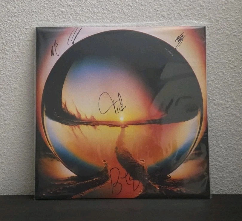 CAGE THE ELEPHANT Autographed Neon Pill Vinyl LP Milky Clear SIGNED IN-HAND 🆕✅  - Image 1 of 1