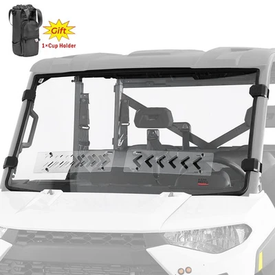 Parabrisas completo ventilado para Polaris Ranger XP 1000/crew/diesel/XP 900 2017-2025 Foto 1 de 4