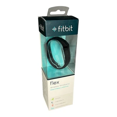 Rastreador de actividad inalámbrico Fitbit Flex - negro (FB401BK) nuevo en caja sellada - Imagen 1 de 2