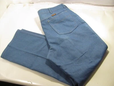 Pantalones de mezclilla Wrangler 40 x 32 vintage azules papá 051071347884 pierna recta planos Foto 1 de 4