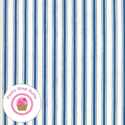 Moda LAND THAT I LOVE Blue Navy Striped 19888 12 DEB STRAIN Quilt Fabric - Image 1 of 4