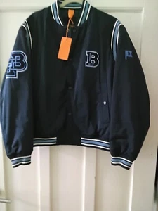 Original Hugo Boss Oronzo Herren Bomber Jacke Gr.50 Blau/Navy NEU mit Etikett - Imagen 1 de 6