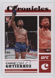 2023 Panini Chronicles UFC Rookies Red /199 Chris Gutierrez #96 Rookie RC
