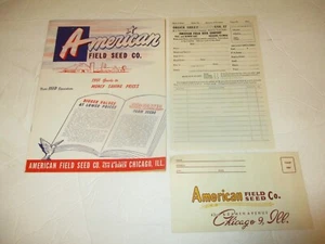 American Field Seed Co. catalog 1951 (Chicago) vintage agriculture, alfalfa - Picture 1 of 15