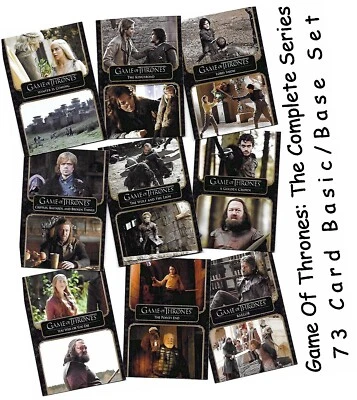 Spiel Von Thrones: Die Komplett Serie - 73 Karte Basic / Set - Rittenhouse 2020 - Image 1 of 4