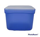 NEW Tupperware Swing Box 2792 Storage Container Blue Sheer Seals 1 Liter