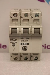 Allen Bradley 1492-CB2 G150 Circuit Breaker W/ 1492-ACB H1 *XLNT* (#2) - Bild 1 von 7