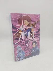 Amulet Boxset By Kazu Kibuishi NEW Collection Gift Set (Amulet #1-8 Box Set) - Picture 1 of 2
