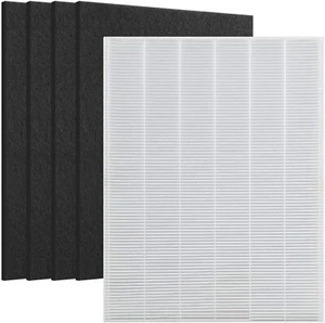 Replace for Winix 115115 Filter + 4 Carbon Filters PlasmaWave Size 21 5300 5500 - Picture 1 of 4