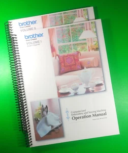 Owners Manual for Brother Sewing Machine Innov-is 6000D 376 Pgs. W/Clear Covers! - Picture 1 of 3