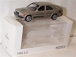 1984 Mercedes 190E 2.3 Senna No11 Gold 1-43 scale new in box Norev - Picture 1 of 4
