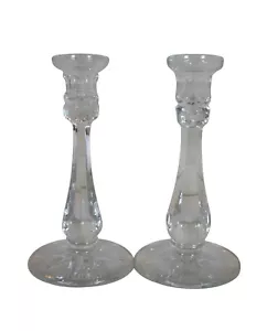 2 candelabri conici in cristallo taglio William Yeoward 10" - Foto 1 di 12