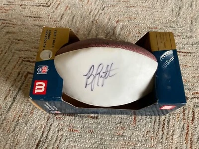 Fútbol americano Wilson autografiado firmado por Byron Leftwich Foto 1 de 4