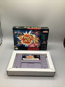 Space Ace (Super Nintendo Entertainment System, 1993) W/box And Cartridge