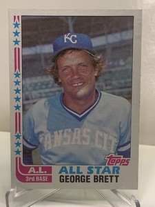 1982 Topps George Brett All Star #549 - Kansas City Royals