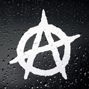 Anarchy JDM Sticker, Drift Motorcycle Bike Skateboard Laptop PC Sticker - Picture 1 of 4