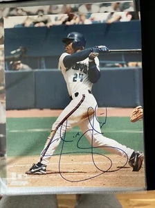 SHANNON STEWART AUTOGRAPHED SIGNED AUTO BASEBALL PHOTO 8x10 - Picture 1 of 1