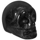 Black Obsidian Skull Head Feng Shui Statue Decoration