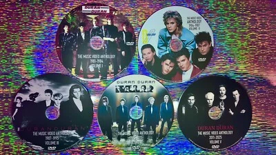 DURAN DURAN Music Video Anthology 1981-2025 5 DVD Set 122 Vids EVIL WOMAN 10 Hrs - Image 1 of 4