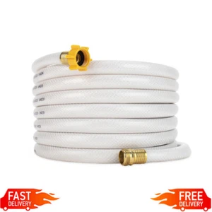 50-Foot RV Drinking Water Hose Lead-Free PVC Camping Boating Garden Cleaning - Picture 1 of 5