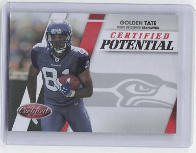 2010 Panini Certified #20 Golden Tate Certified Potential Mirror Red #053/100 - Image 1 of 2