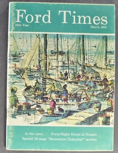 1965 Ford Times Magazine Camping Mustang Galaxie Thunderbird Pickup Original 65 - Picture 1 of 17