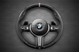 BMW M3 M4 F30 F31 F20 F21 X4 X5 X6 Performance Steering Wheel Carbon Fiber Nappa - Picture 1 of 7