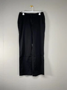 St. John's Bay Chino Pants Women's 10 Mid Rise Stretch Black Casual - Picture 1 of 17