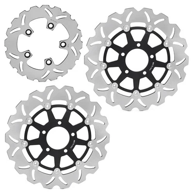  Rotores de disco de freno delanteros traseros para Suzuki SV 1000 SV1000S 2003-2007 Foto 1 de 4