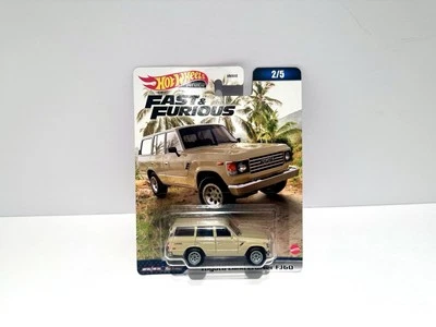 Hot Wheels Premium Fast & Furious TOYOTA LAND CRUISER FJ60 1:64 Diecast 2/5 - Image 1 of 3