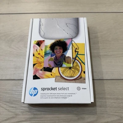 HP Sprocket Select Portable Printer, 2.3x3.4" Instant Photo Printer - Eclipse - Image 1 of 2