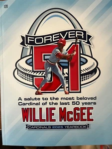 2025 ST. LOUIS CARDINALS YEARBOOK "WILLIE MCGEE" MLB WORLD SERIES CHAMPIONS - Picture 1 of 1
