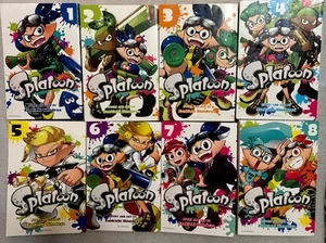 Splatoon Manga Vols 1-8 Calamares Niños Idioma Inglés Sankichi Hinodeya Viz 2020 - Imagen 1 de 2