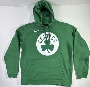 Nike NBA Boston Celtics Hoodie Men’s Large Green Pullover Sweatshirt Logo - Picture 1 of 6