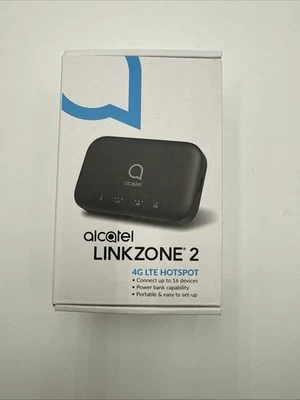 ALCATEL LINKZONE 2 4G LTE HOTSPOT NEGRO MW43TM - SELLADO EN CAJA Foto 1 de 4