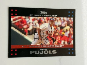 Albert Pujols 2007 Topps Gold Glove Award Red Letter Back #308 NM-MT - Bild 1 von 2