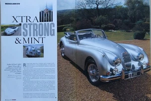 Original CC 2003 extracted mag article: 1955 JAGUAR XK140 DROPHEAD coupe - Picture 1 of 2