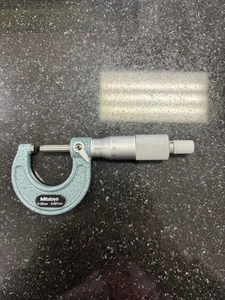 MITUTOYO MICROMETER 0-25MM/0.001MM WITH CASE (B02090418) - Picture 1 of 5