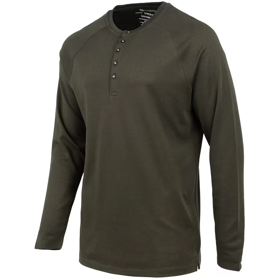 Camisa Beretta Scout Performance Henley Turba Mediana Algodón Pima TS692T231109OMM Foto 1 de 1