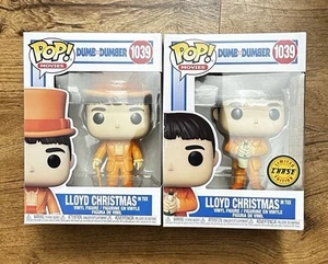 (Set Of 2) Funko Pop! Dumb & Dumber - Lloyd Christmas #1039 (Common & Chase Set) - Picture 1 of 7