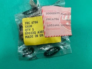 NEW Land Rover 90 110 Defender Front Axle Halfshaft Shims 1.05mm x5 FRC6786 GEN - Picture 1 of 1