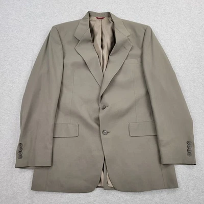 Blazer Hart Schaffner Marx Para Hombres 41L Beige EE. UU. Bolsillos Traje Chaqueta Abrigo Deportivo Foto 1 de 4