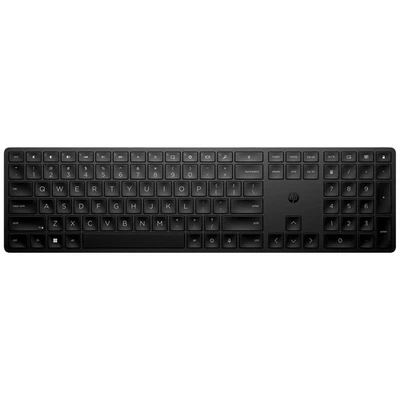 HP 450 Kabellos Tastatur Deutsch, QWERTZ Schwarz - Bild 1 von 4