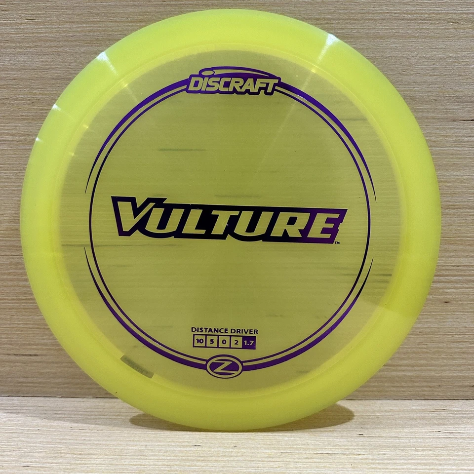 New Discraft Vulture | Z | Green/Yellow w/ Purple Stamp | 175-176g - Image 1 of 1