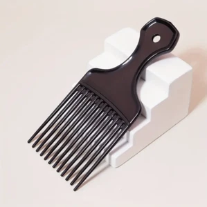 Afro Hair Lift Comb Pick Pik Wide Tooth Pocket Brush - Picture 1 of 2