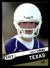 Chris Simms 2003 Sage Hit  Card #41 Texas Longhorns